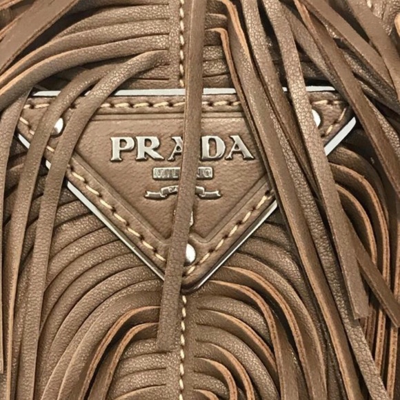 NEW Convertible Fringe Tote Studded Nappa Leather (Medium) - Picture 3 of 8